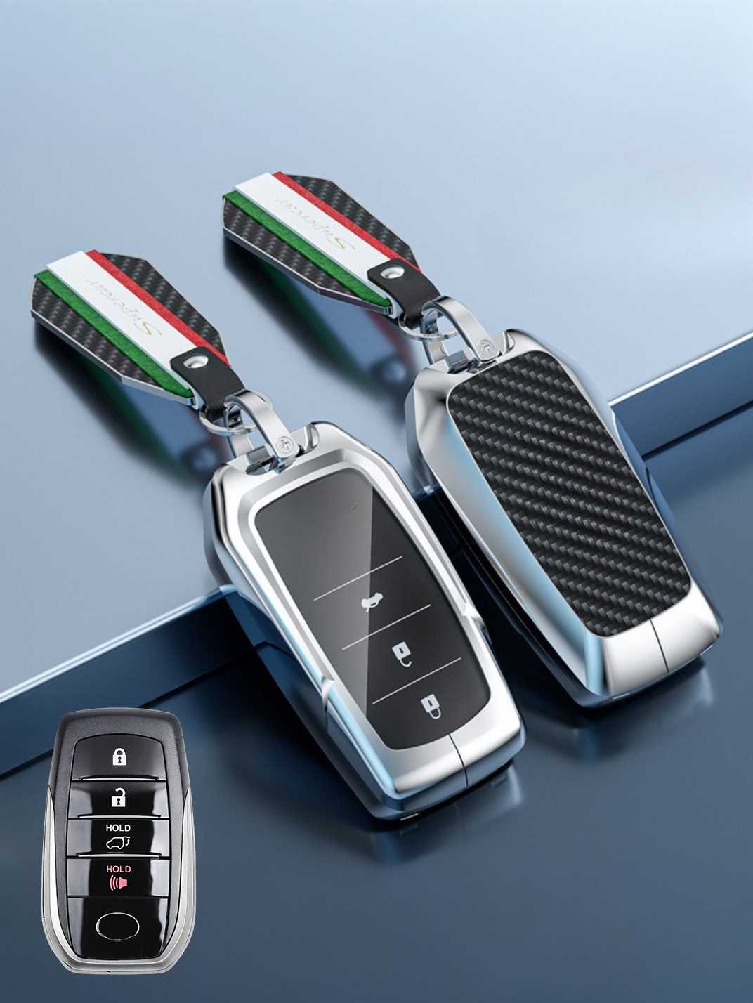 Visible Button Toyota Key Protector Shell