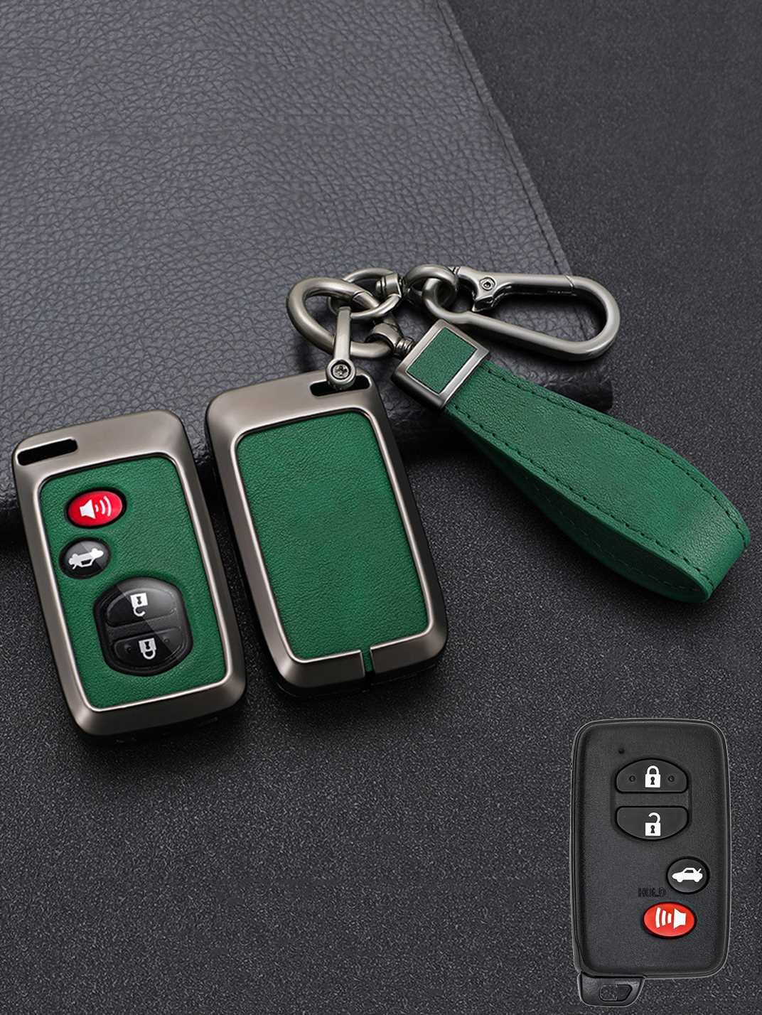 Premium Visible-Button Toyota Key Shell