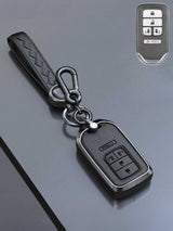 Honda Key Genuine Leather & Metal Frame