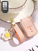 Premium Genuine Leather Honda Key Cover
