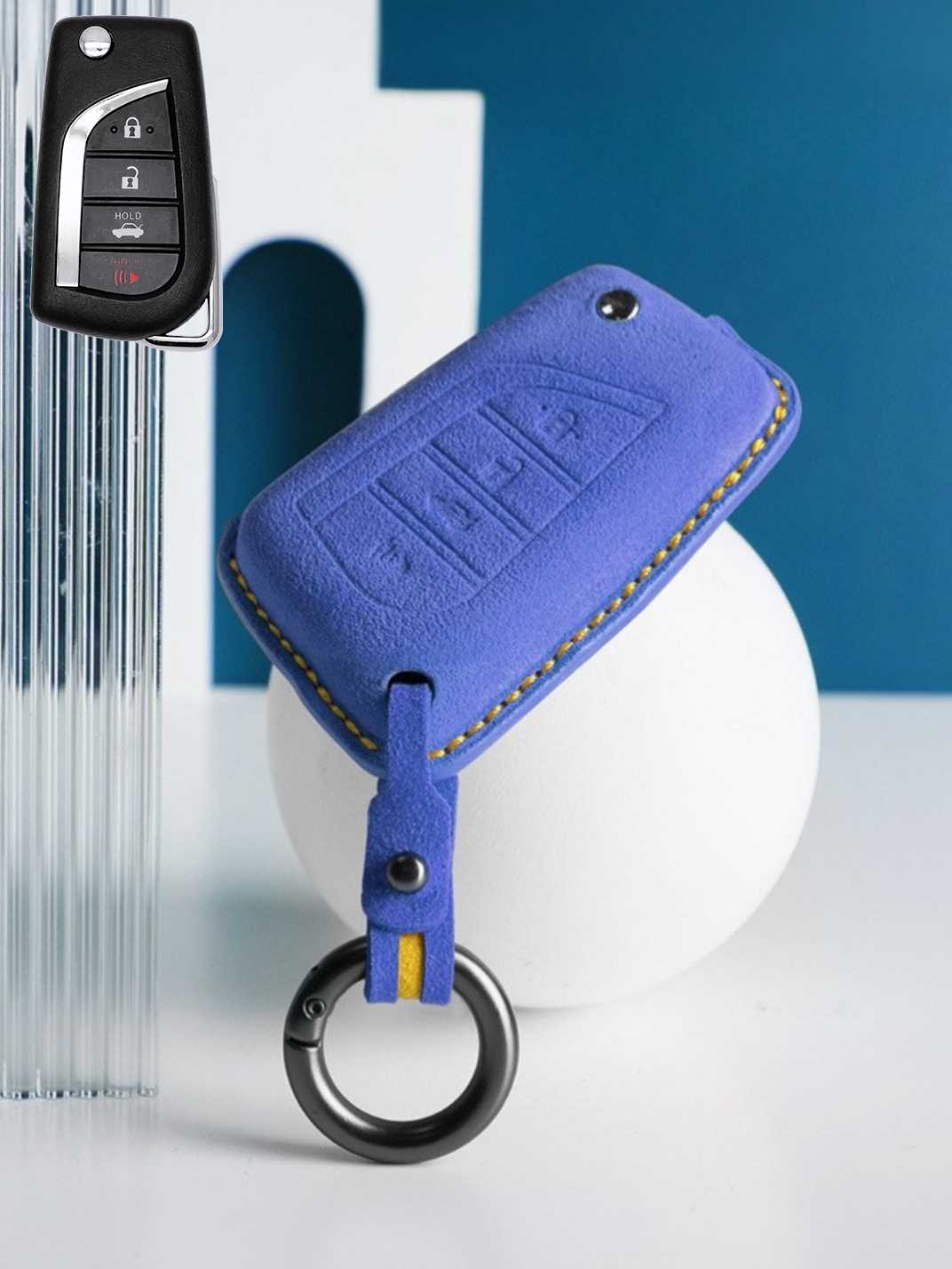 Genuine Alcantara Toyota Key Fob Cover