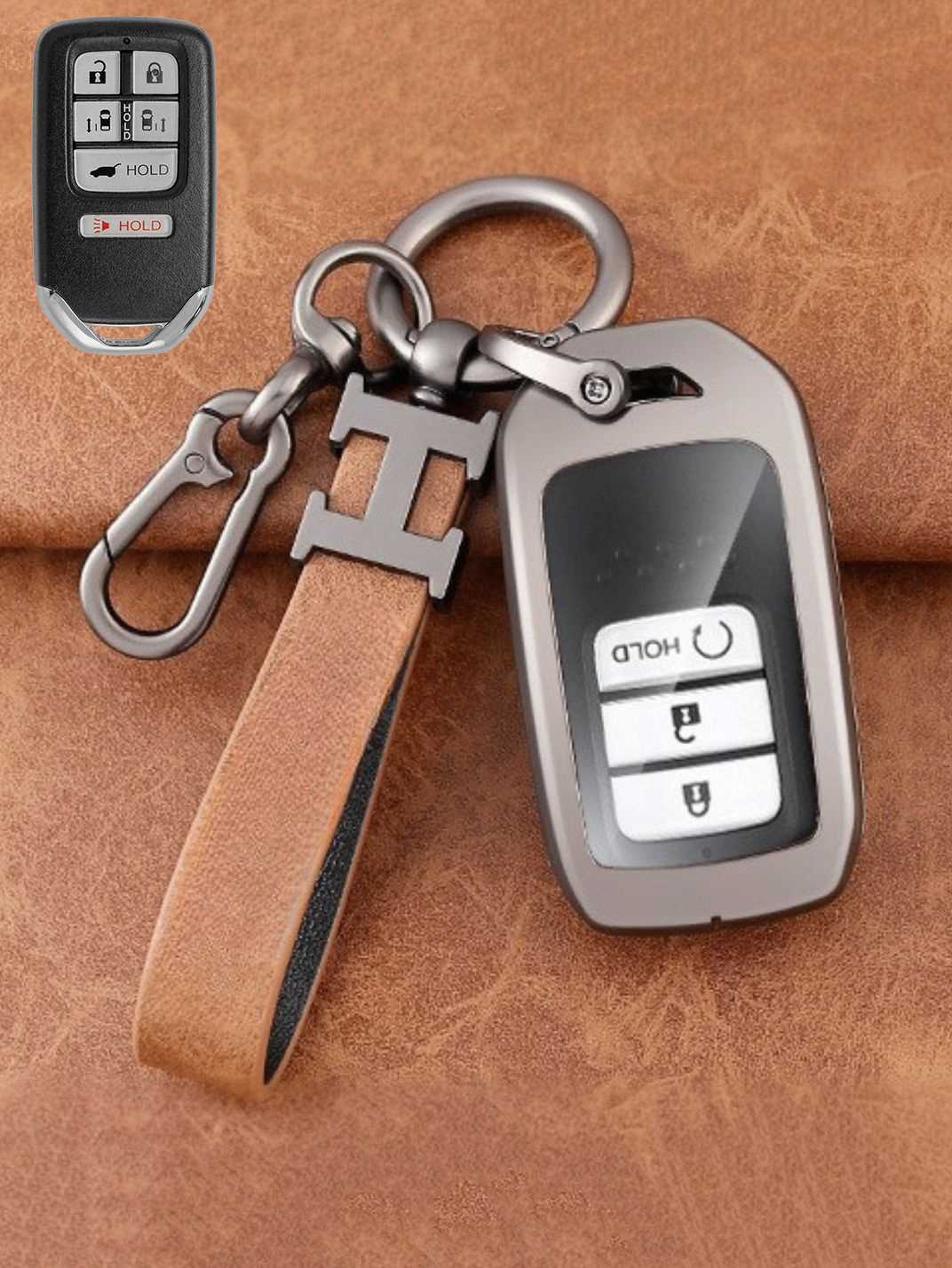 Premium Visible-Button Honda Key Shell