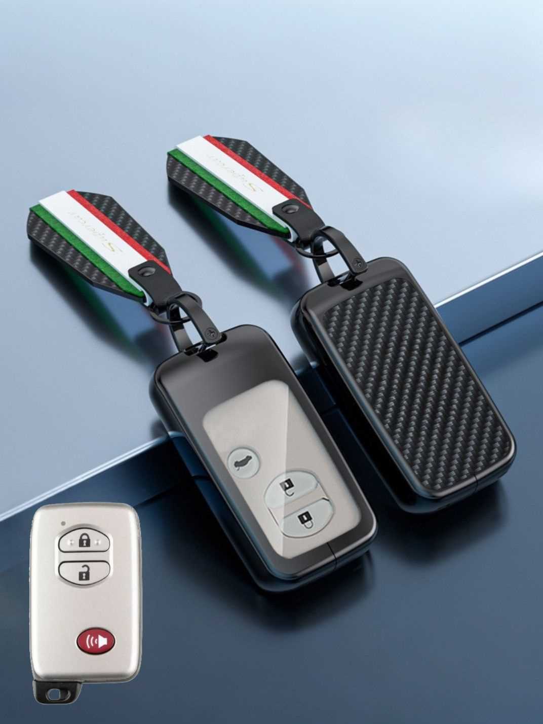 Visible Button Toyota Key Protector Shell