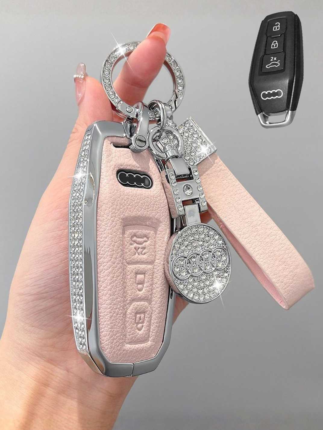Premium Genuine Leather Audi Key Cover