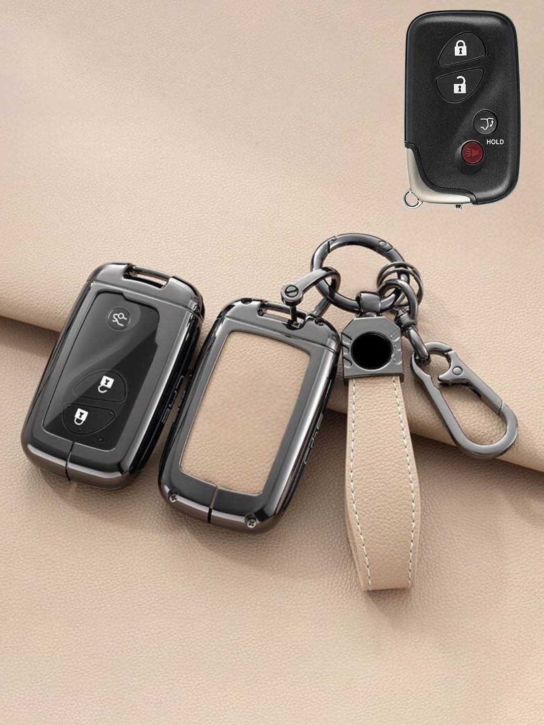 Premium Visible-Button Lexus Key Shell