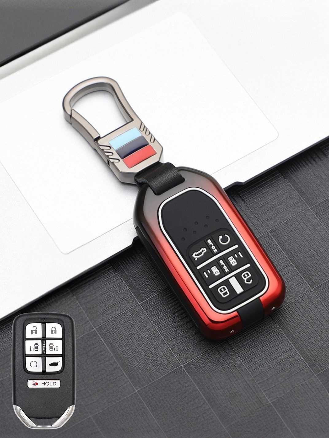 Luxury Colored Alloy Honda Key Fob Case