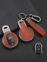 Vintage Leather & Metal Alloy MINI Key Cover