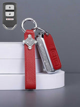 Premium Genuine Leather Honda Key Cover