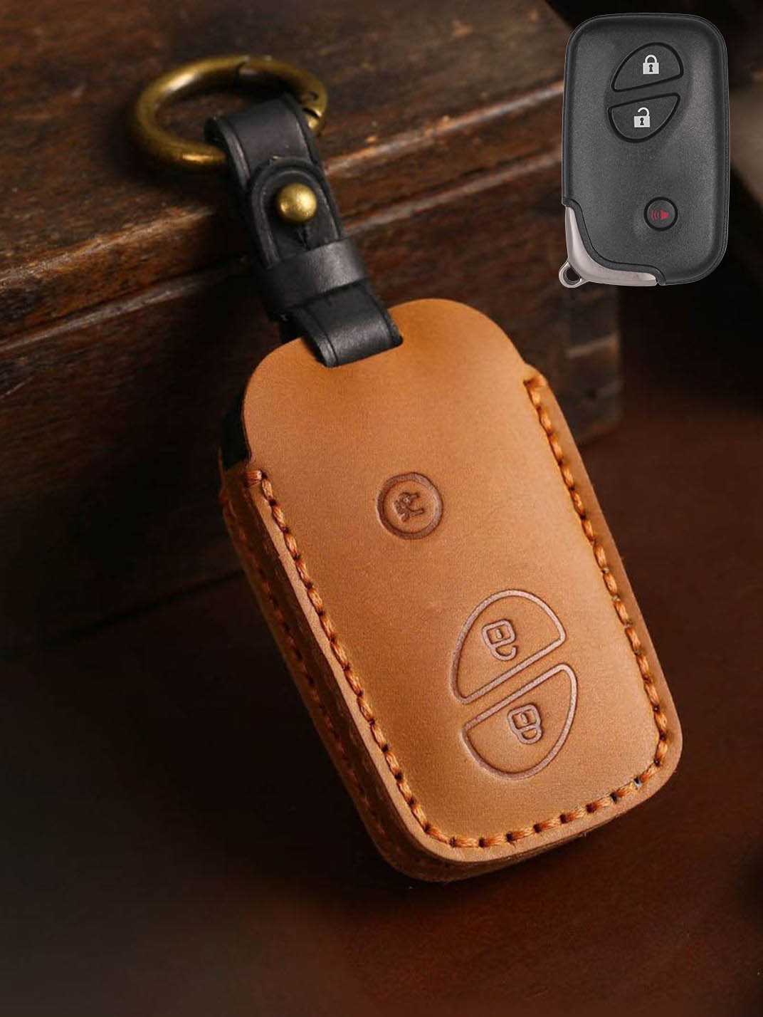 Premium Genuine Leather Lexus Key Cover