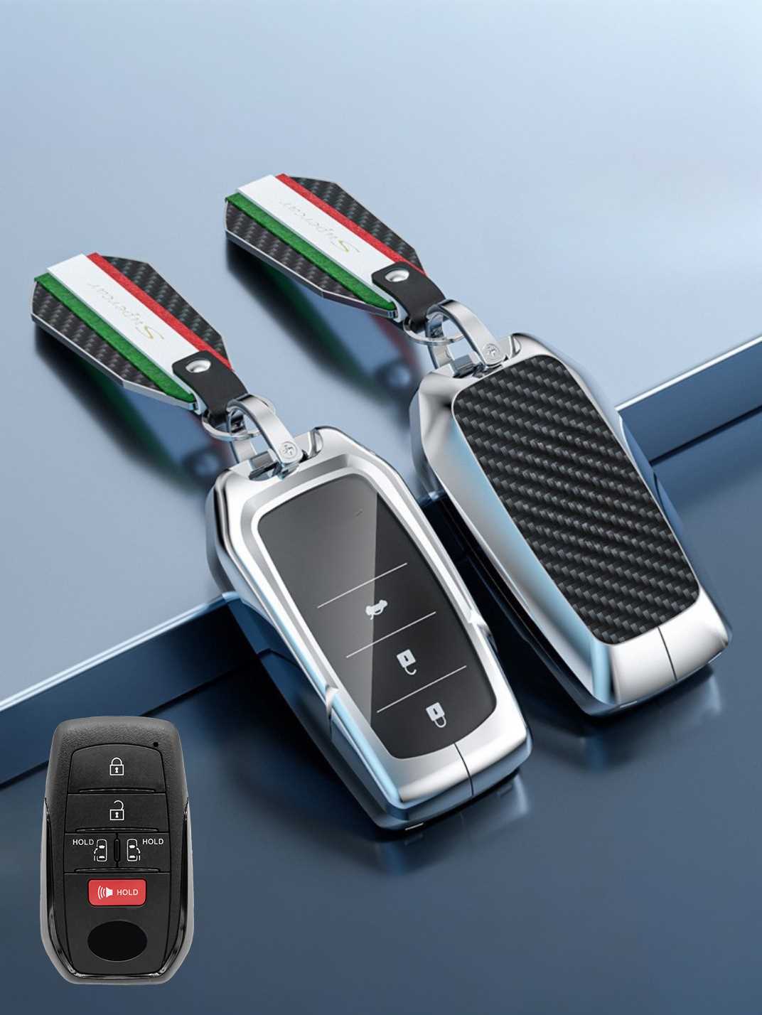 Visible Button Toyota Key Protector Shell