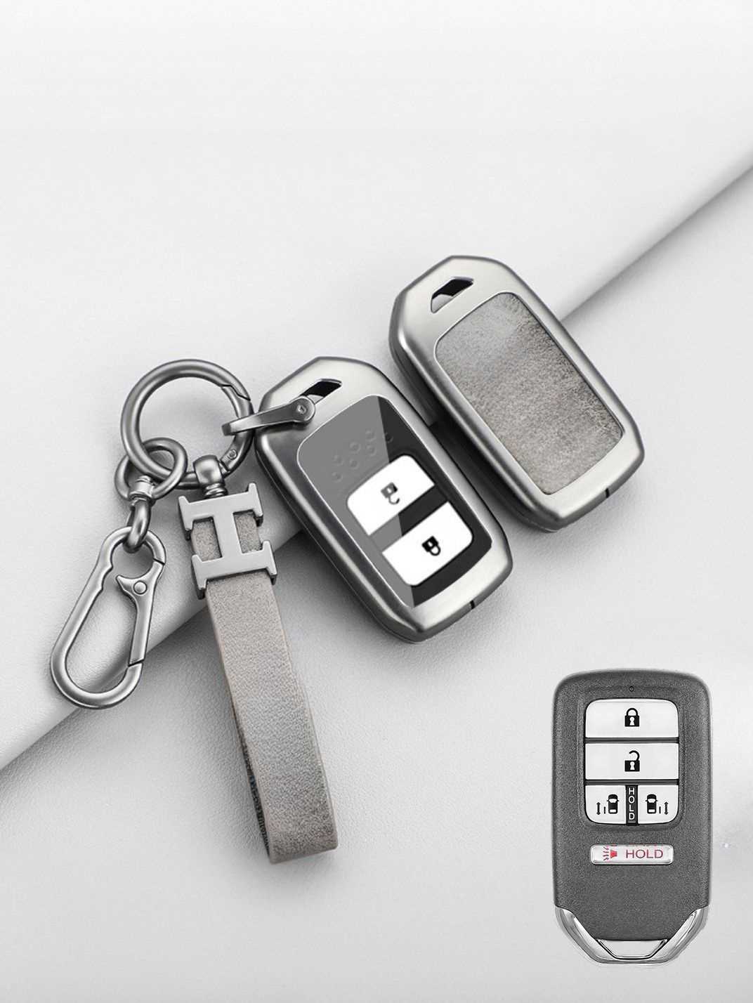 Premium Visible-Button Honda Key Shell