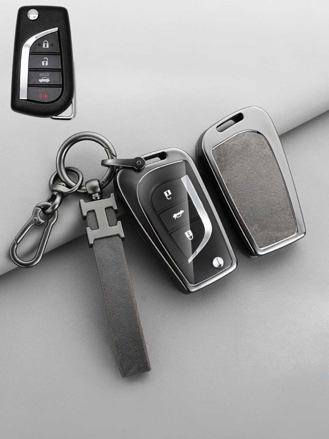 Premium Visible-Button Toyota Key Shell