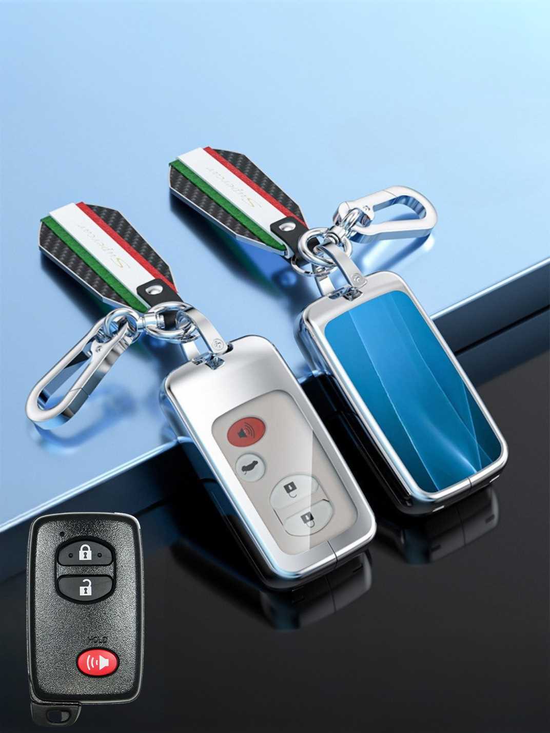 Visible Button Toyota Key Protector Shell