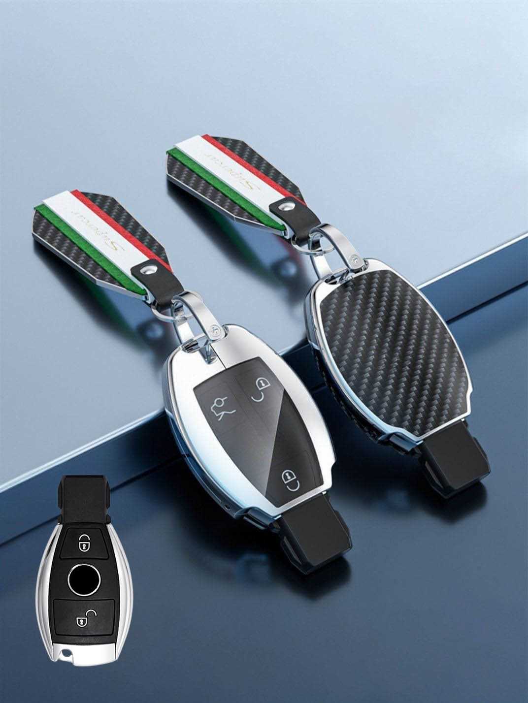 Visible Button Mercedes-Benz Key Protector Shell