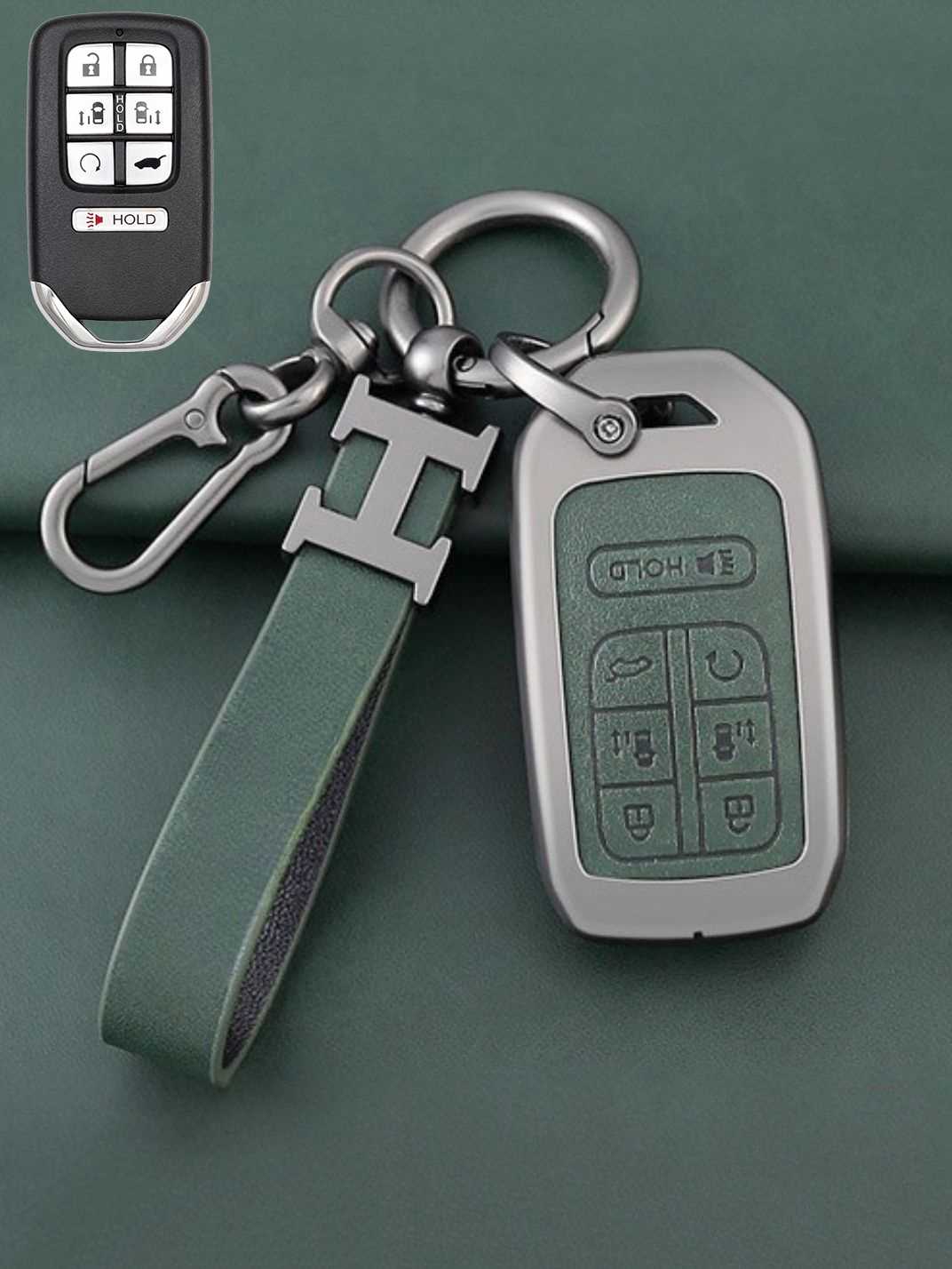 Premium Genuine Leather Honda Key Cover