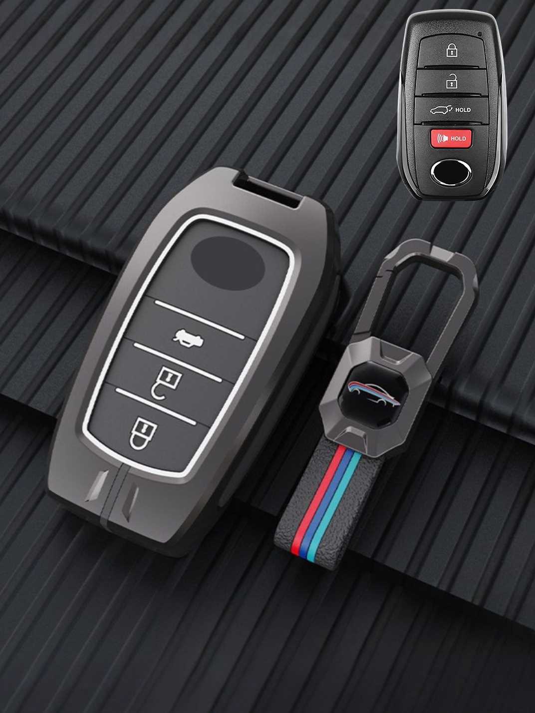Luxury Colored Alloy Toyota Key Fob Case