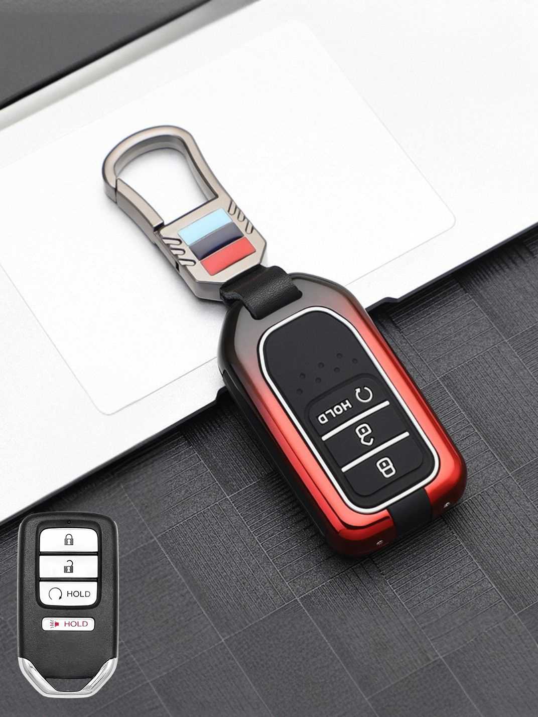 Luxury Colored Alloy Honda Key Fob Case