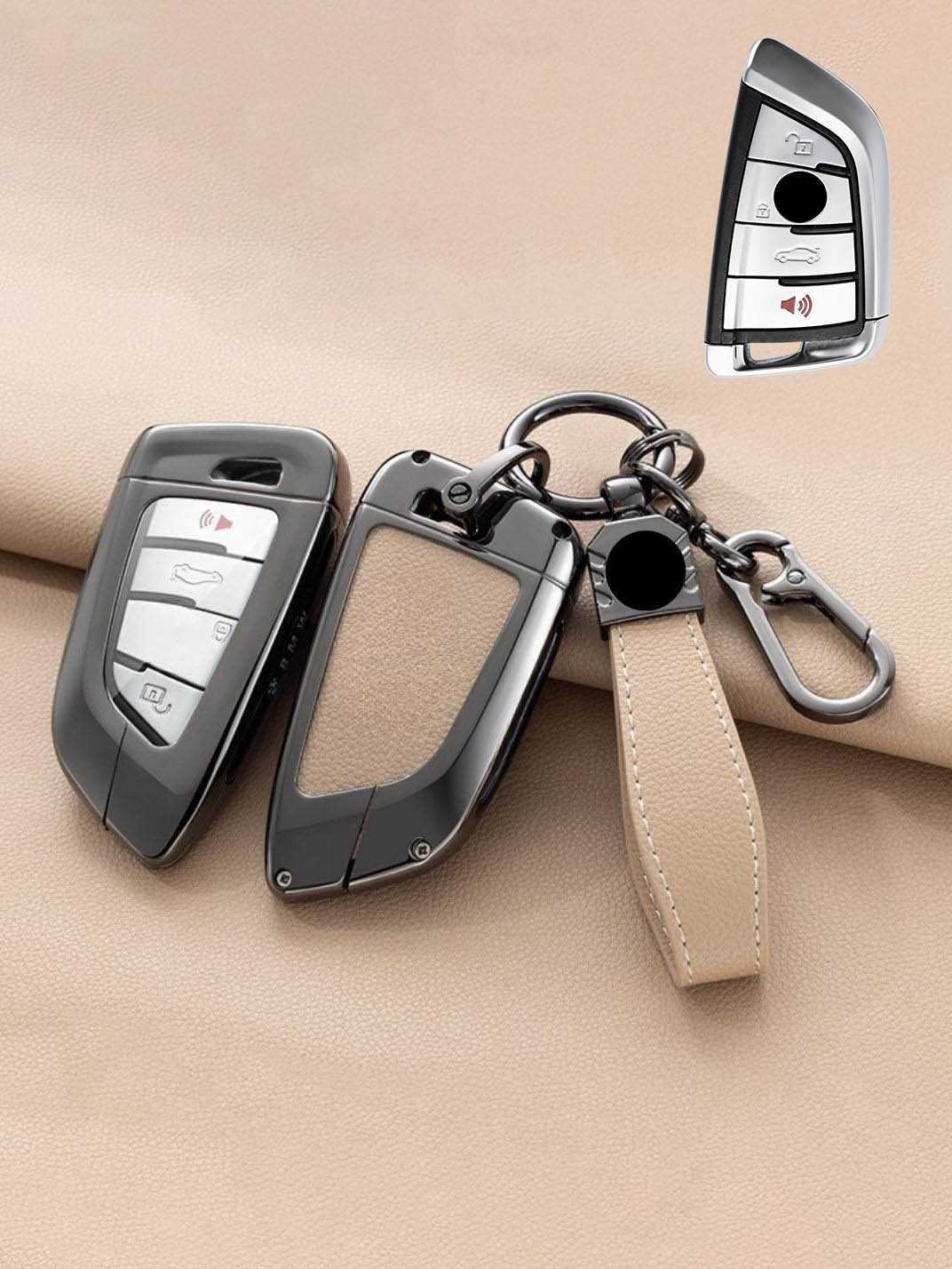 Premium Visible-Button BMW Key Shell