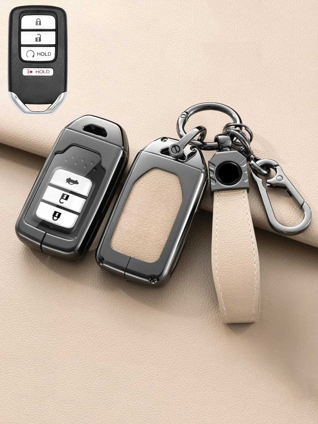 Premium Visible-Button Honda Key Shell