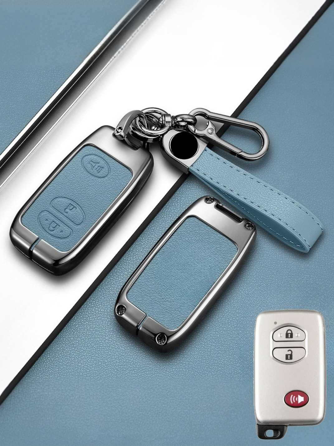 Premium Genuine Leather Toyota Key Cover