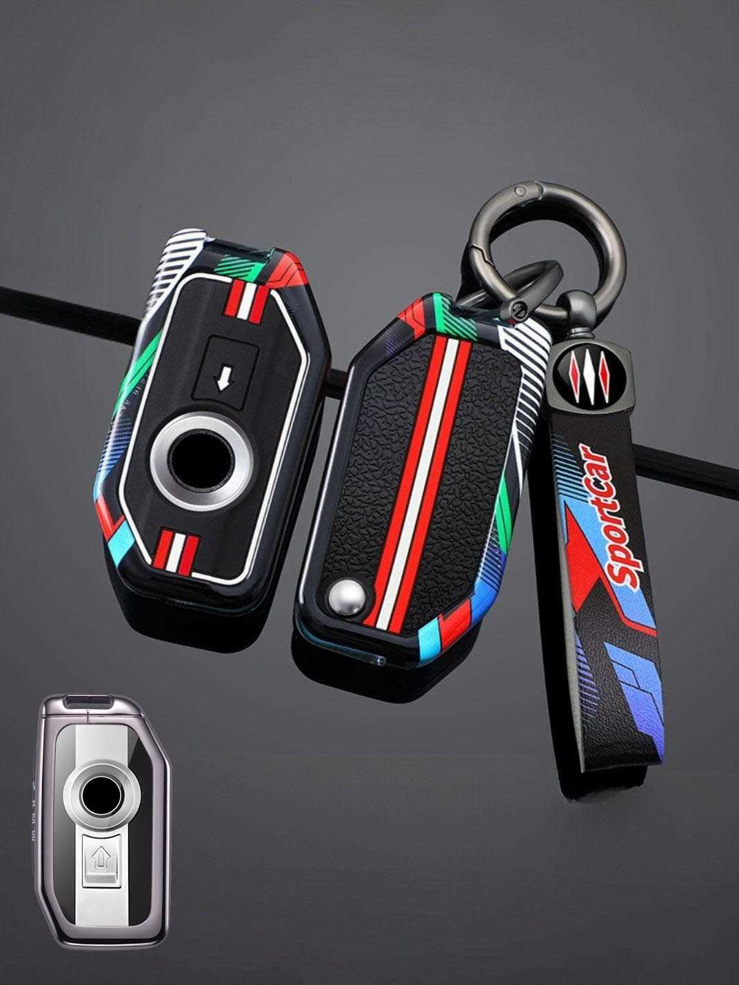 Premium Alloy BMW Motorcycle Key Fob Cover
