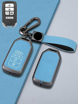 Honda Key Genuine Leather & Metal Frame