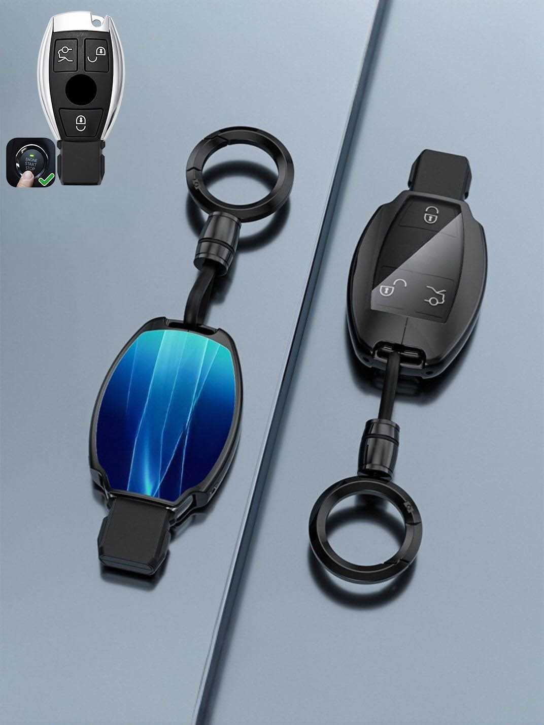 Visible Button Mercedes-Benz Key Protector Shell