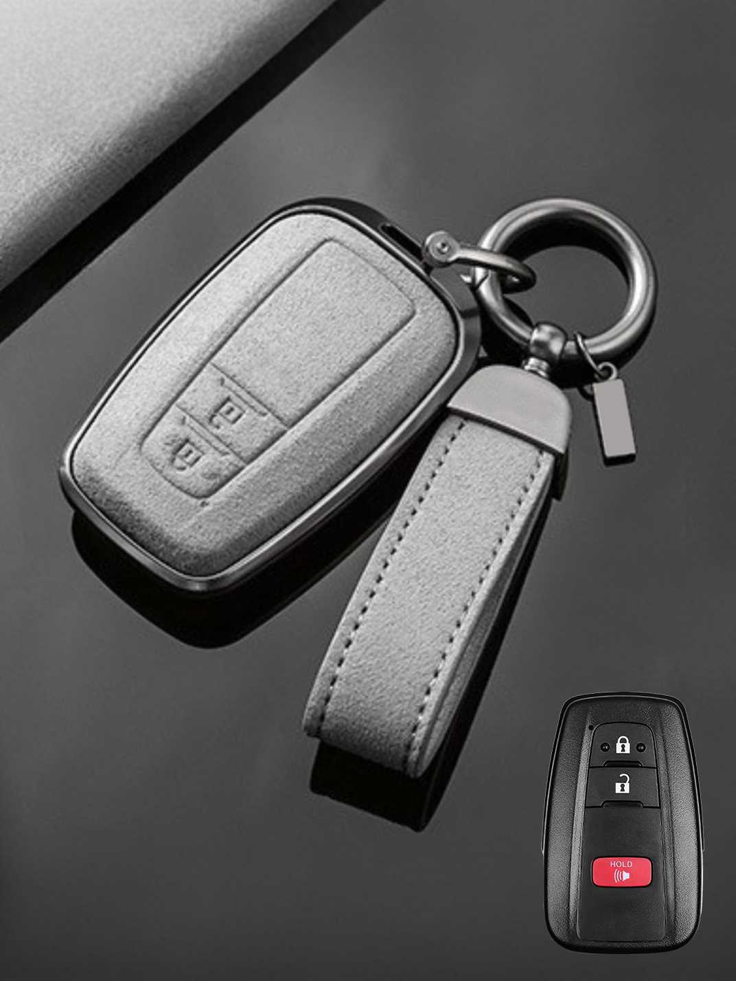 Genuine Alcantara Toyota Key Fob Cover