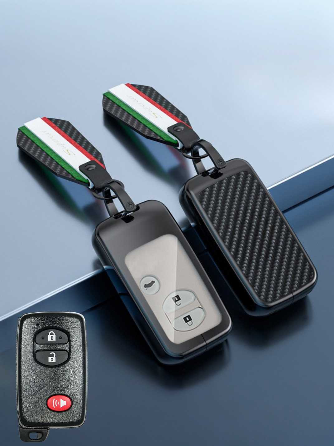 Visible Button Toyota Key Protector Shell
