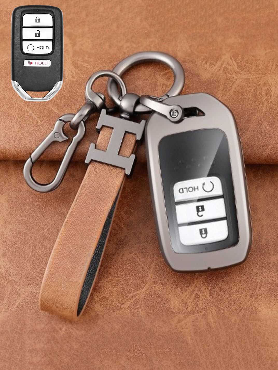 Premium Visible-Button Honda Key Shell
