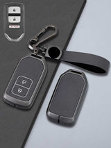 Honda Key Genuine Leather & Metal Frame
