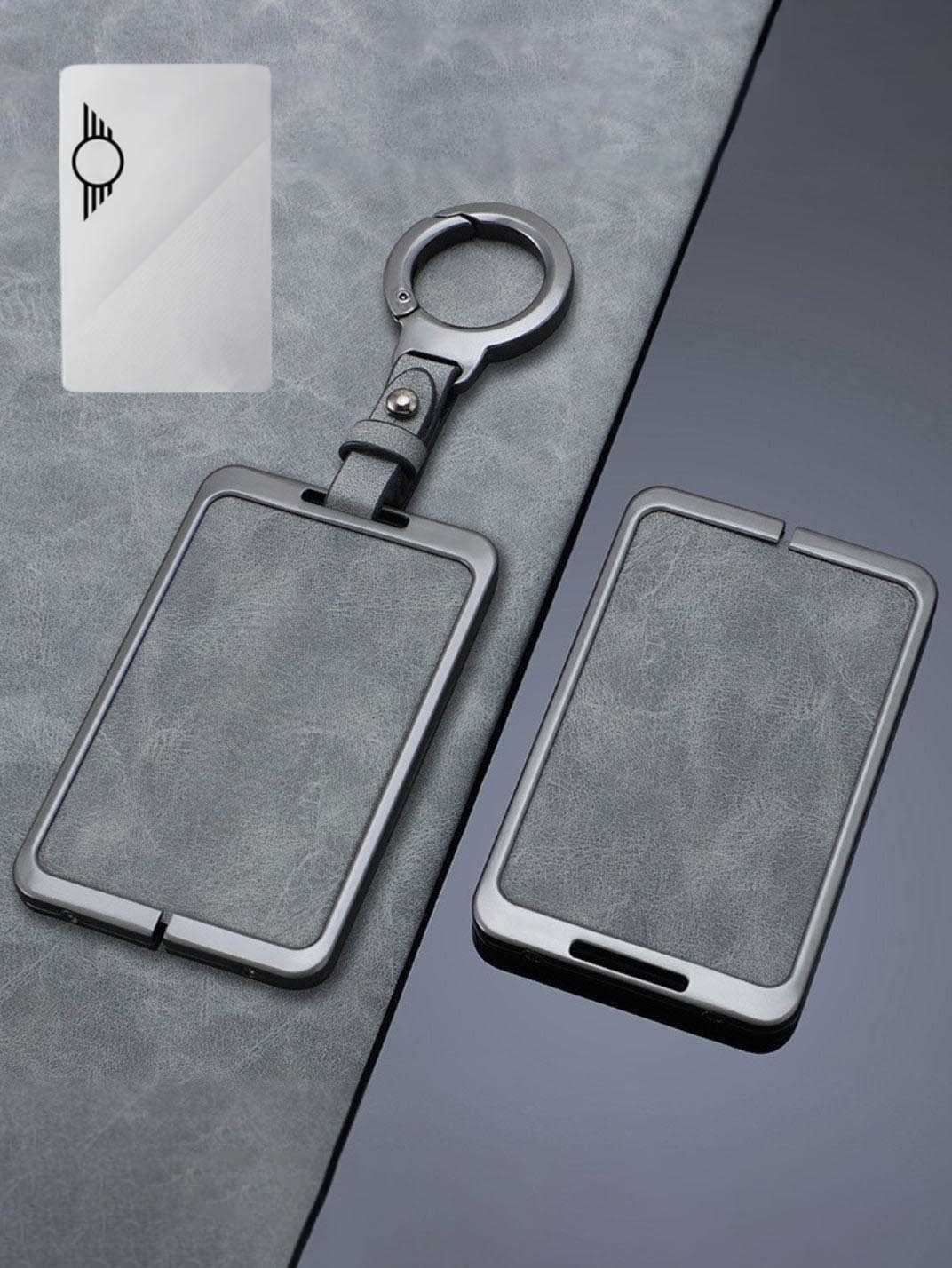 Vintage Leather & Metal Alloy MINI Key Cover