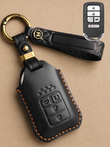 Premium Genuine Leather Honda Key Cover