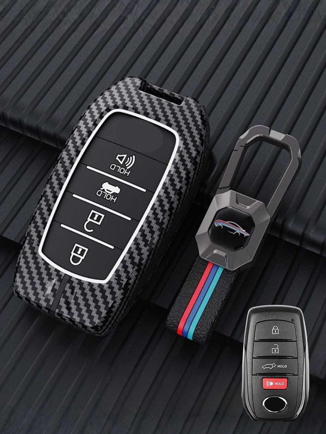 Luxury Colored Alloy Toyota Key Fob Case