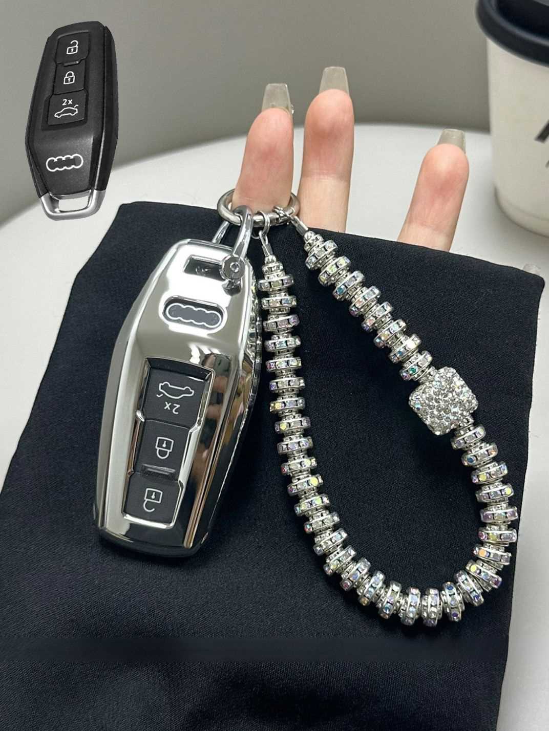 Premium TPU Key Cover for Audi Key Fob