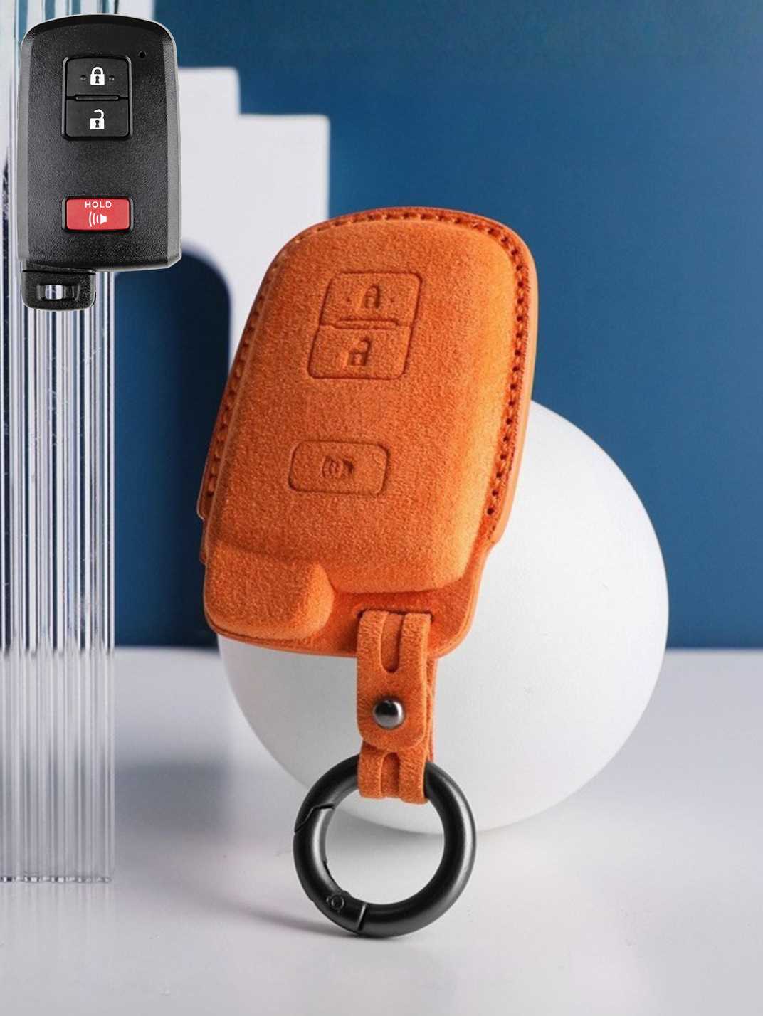 Genuine Alcantara Toyota Key Fob Cover