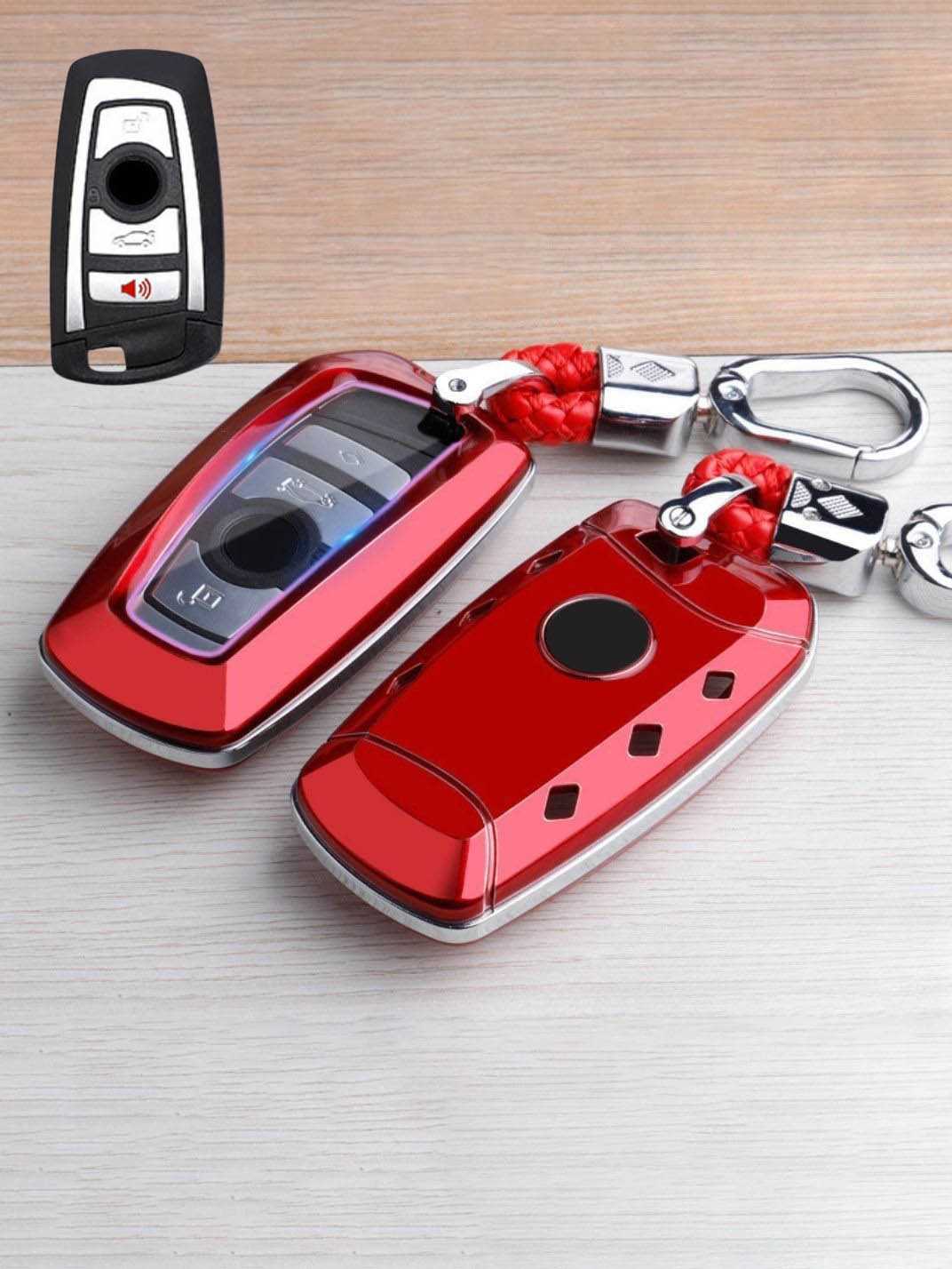 Luxury Colored Alloy BMW Key Fob Case