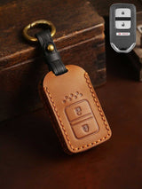 Premium Genuine Leather Honda Key Cover