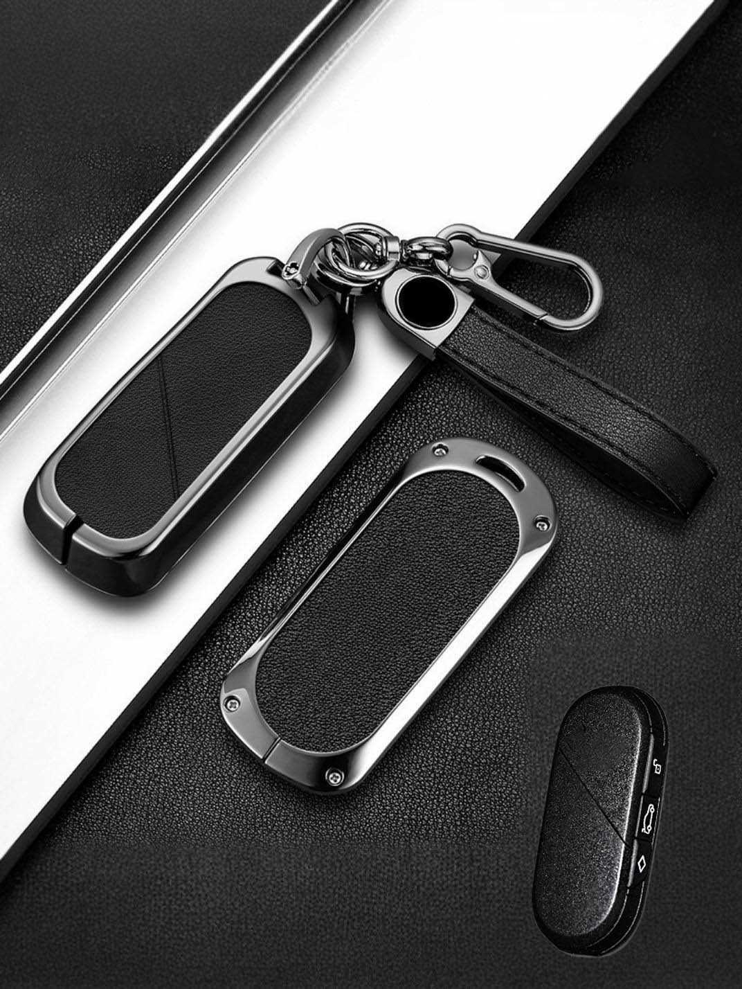 MINI Key Genuine Leather & Metal Frame
