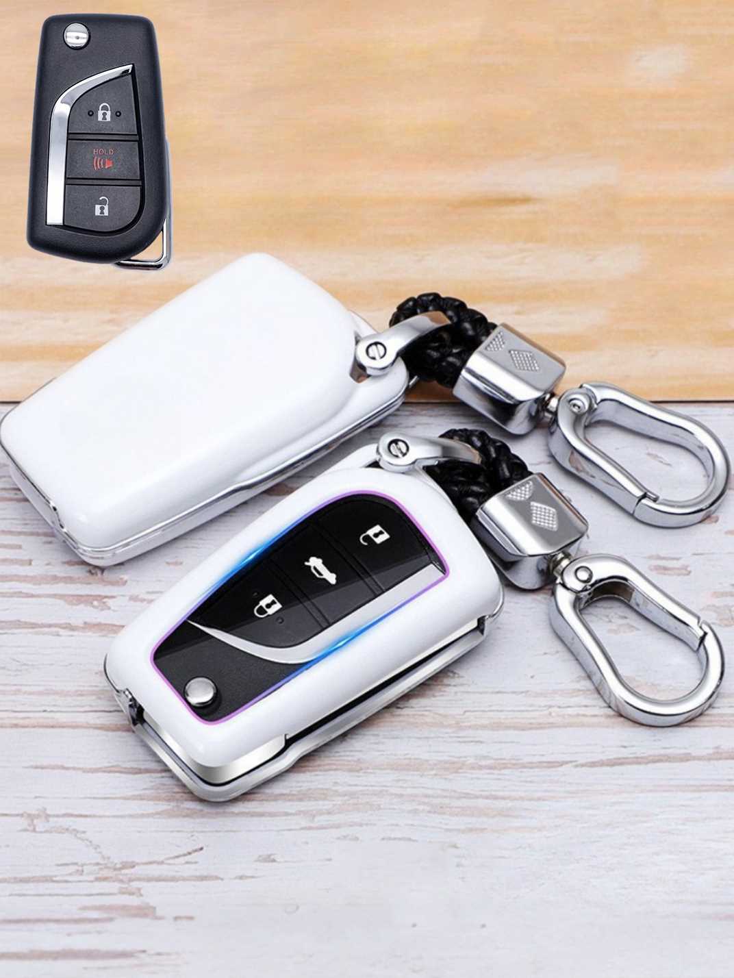 Premium Visible-Button Toyota Key Shell