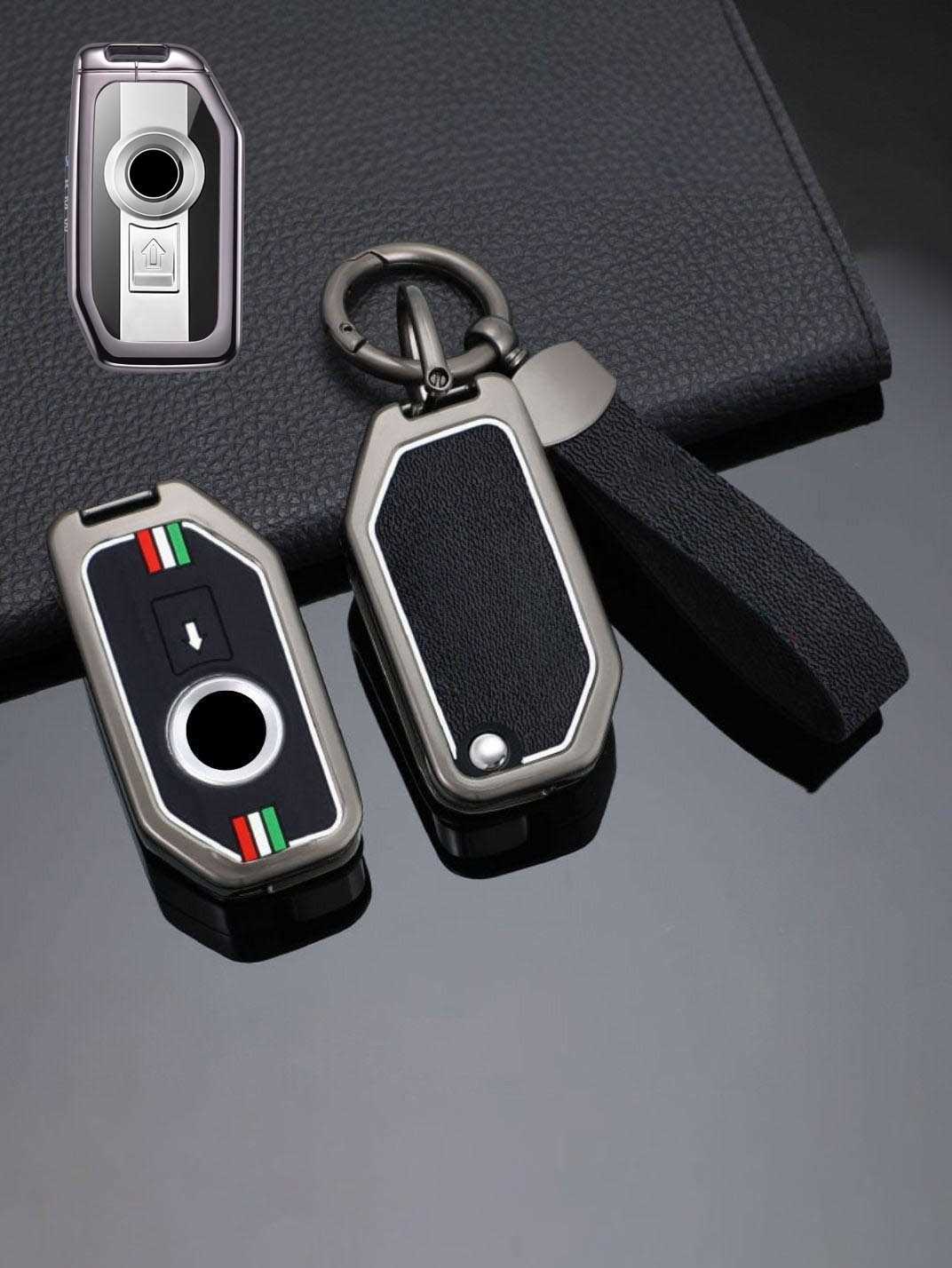 Luxury Colored Alloy BMW Motorcycle Key Fob Case