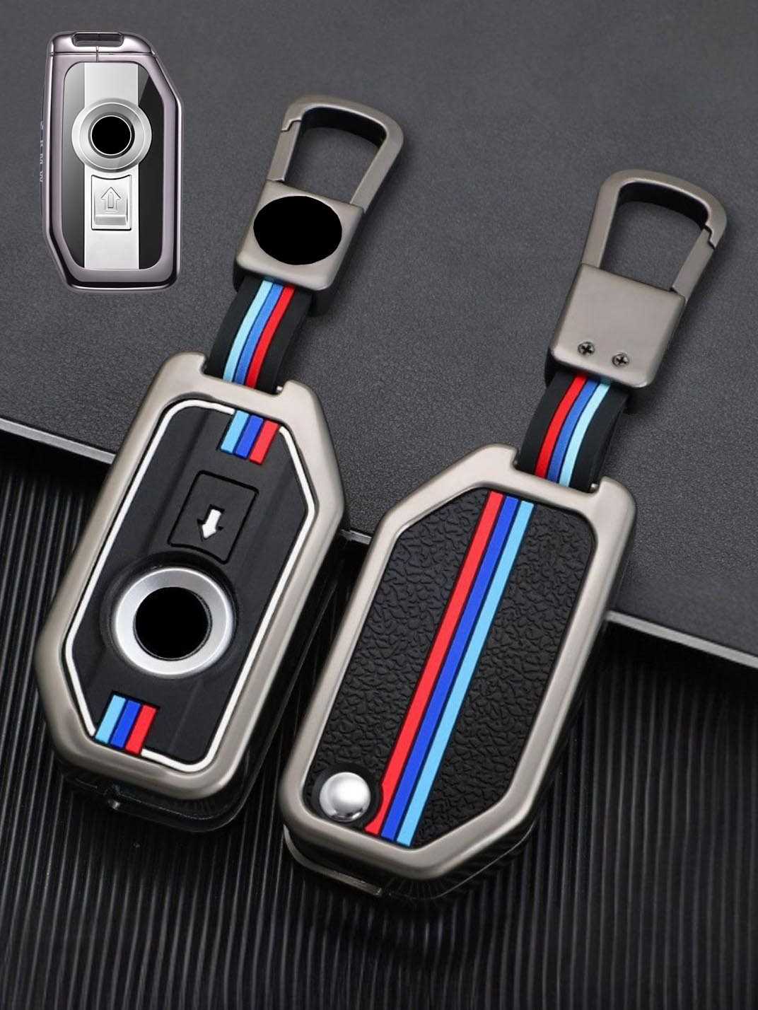 Luxury Colored Alloy BMW Motorcycle Key Fob Case
