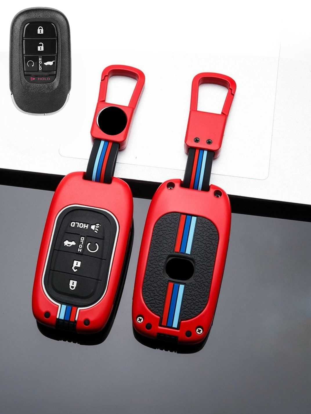 Luxury Colored Alloy Honda Key Fob Case