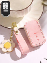 Premium Genuine Leather Honda Key Cover