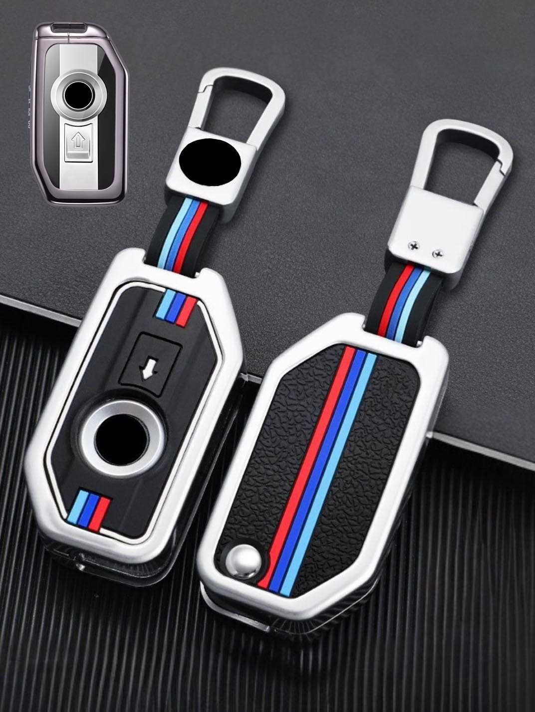 Luxury Colored Alloy BMW Motorcycle Key Fob Case