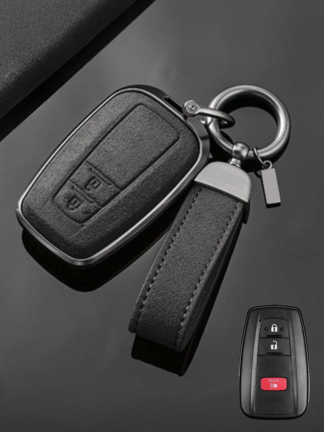 Genuine Alcantara Toyota Key Fob Cover
