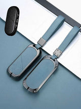 Vintage Leather & Metal Alloy MINI Key Cover