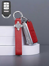 Premium Genuine Leather Honda Key Cover