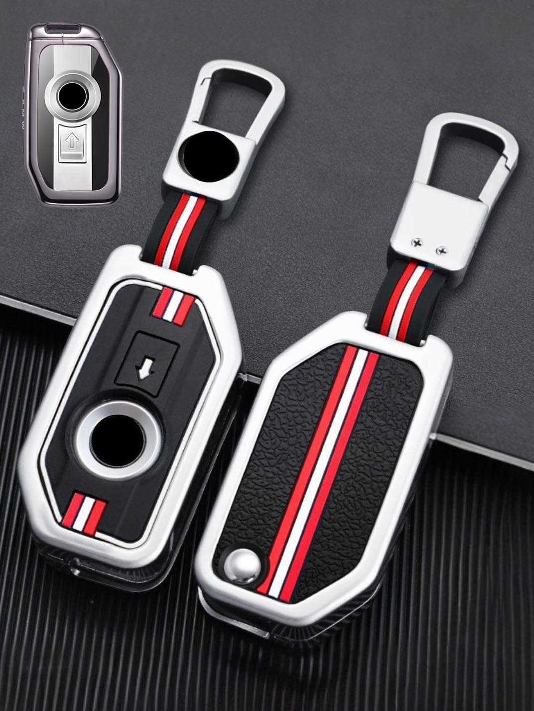Luxury Colored Alloy BMW Motorcycle Key Fob Case