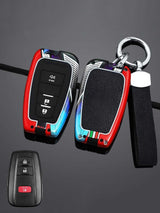 Luxury Colored Alloy Toyota Key Fob Case